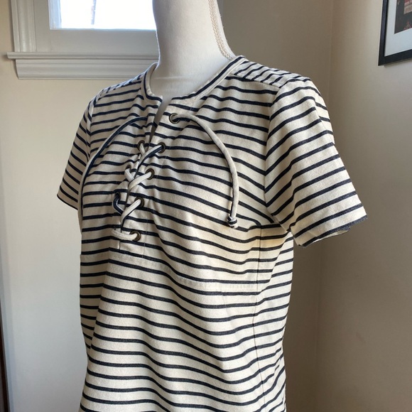 Madewell nautical stripped rope Tee Medium - Coastal grandmother - sailor vibe - Picture 10 of 12